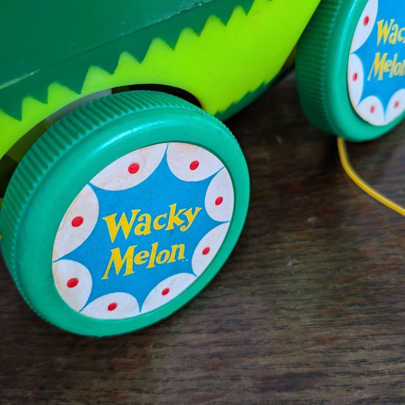 Wacky Melon Vintage Rare Pull Toy Looking For A Loving Home - Picture 3 of 8